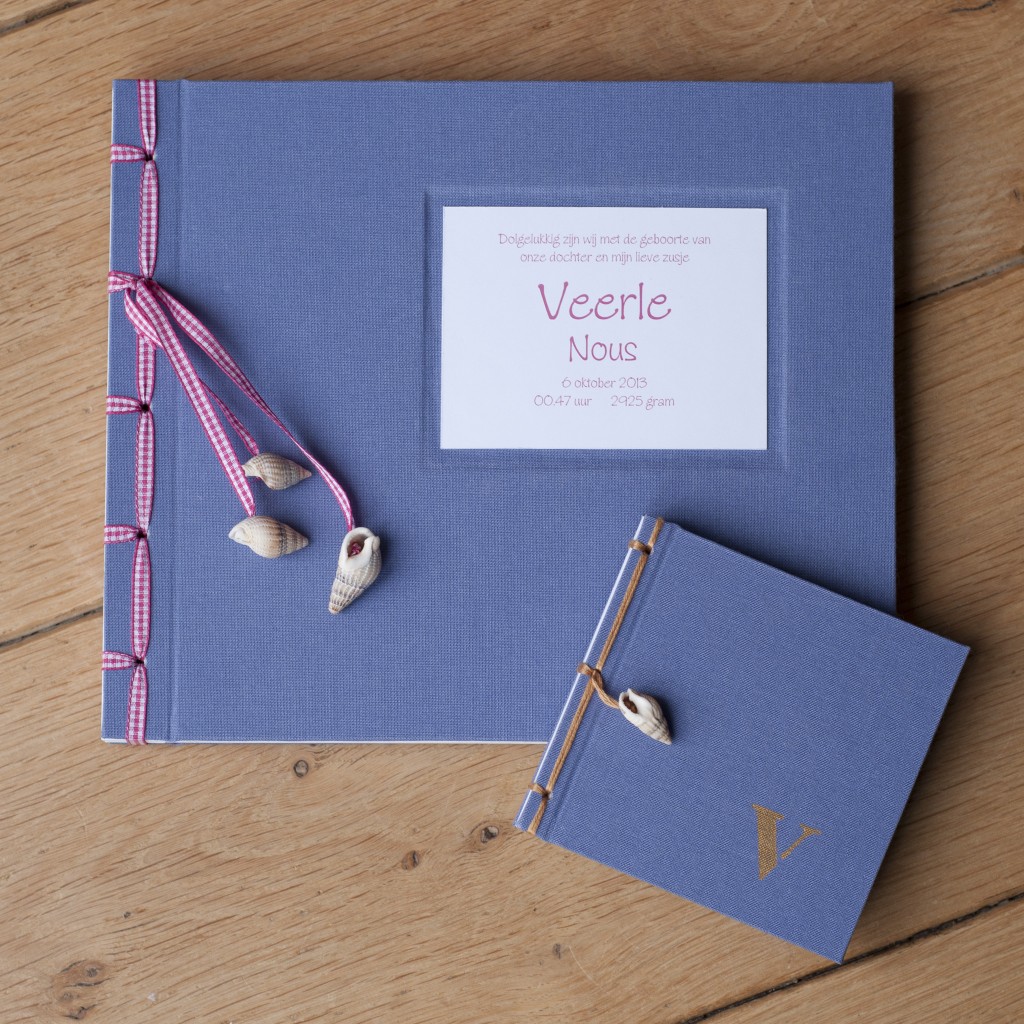 Geboorteboek Veerle en miniboekje